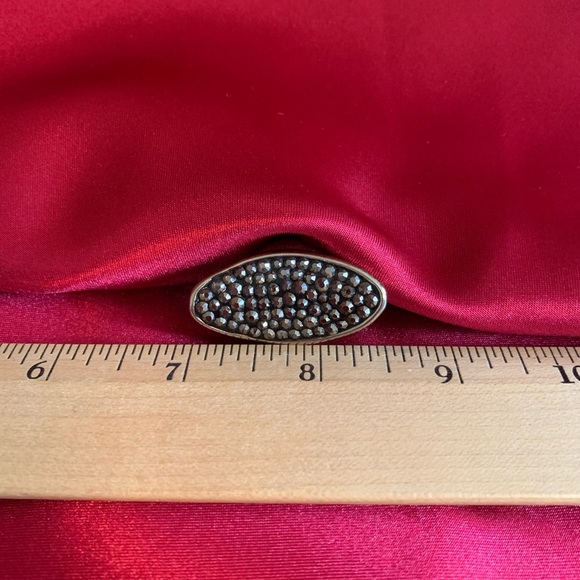 Silver Marcasite Ring - Picture 8 of 9